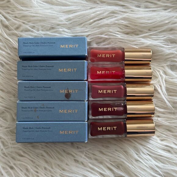 Merit Shade Slick Hydrating Tinted Lip Oil Set
